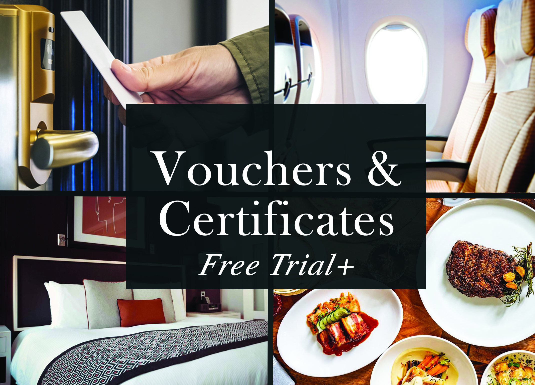 Vouchers & Certificates - Free Trial+